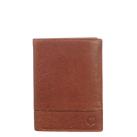 Image of <p>Portefeuille 4 volets en cuir de vachette de la ligne <strong>Anchorage</strong> signée <strong>Serge Blanco</strong> avec petit marquage rond sur l'avant. <br />Il propose une poche zippée pour la monnaie, 8 emplacements au format CB, une poche à bill