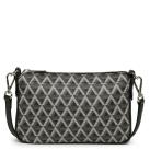 Image of <p>Sac Pochette <strong>Lancaster Ikon</strong> en toile enduite garnie refente de cuir de vachette finition lisse.<br /> Son format compact n'emportera que le strict nécessaire. <br />L'intérieur se compose d'une poche zippée. <br />- Hauteur de la bando