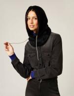 Image of Cagoule noir femme