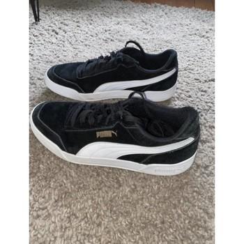 Image of Baskets basses Puma Basket puma suede noires