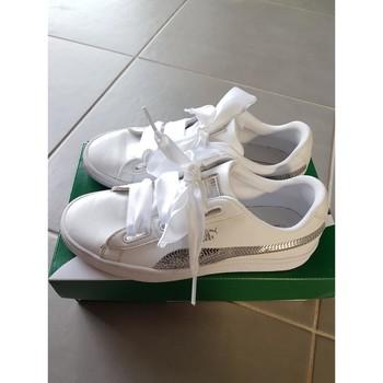 Image of Baskets basses Puma Baskets Puma Taille 36 Ruban satin