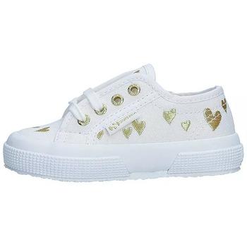 Image of Baskets basses enfant Superga 2750 HEARTS EMBROIDERY Cadet