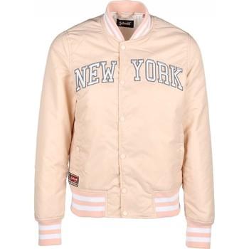 Image of Blouson Schott Blouson JKT STADIUM Brode New York Blush Rose Clair