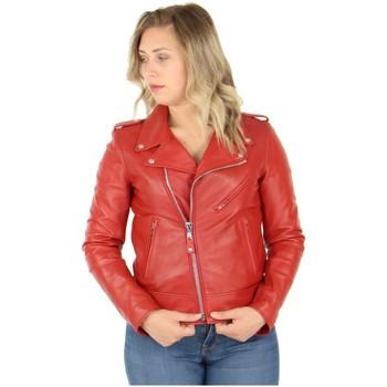 Image of Blouson Schott Blouson style perfecto en cuir d'agneau ref