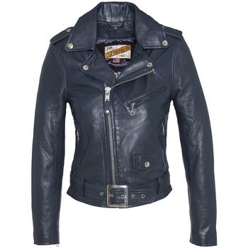 Image of Blouson Schott PERFECTO FEMME Indigo LCW 8600