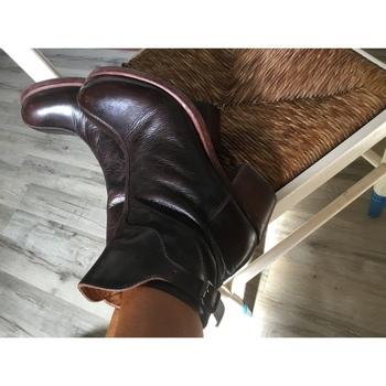 Image of Bottines Moma Boots bordeaux foncé MOMA