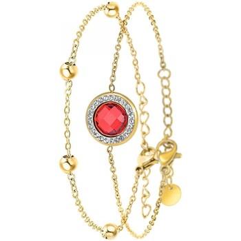 Image of Bracelets Sc Bohème B2125-ROUGE+B2371-DORE
