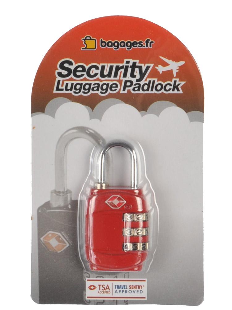 Image of Cadenas chiffré et homologué TSA.L'homologation TSA permet aux agents de sûreté du 'Transport Security Administration' (TSA) et au personnel douanier des aéroports reconnaissant le logo 'Travel Senty', d'ouvrir votre bagages sans avoir à casser le cadenas