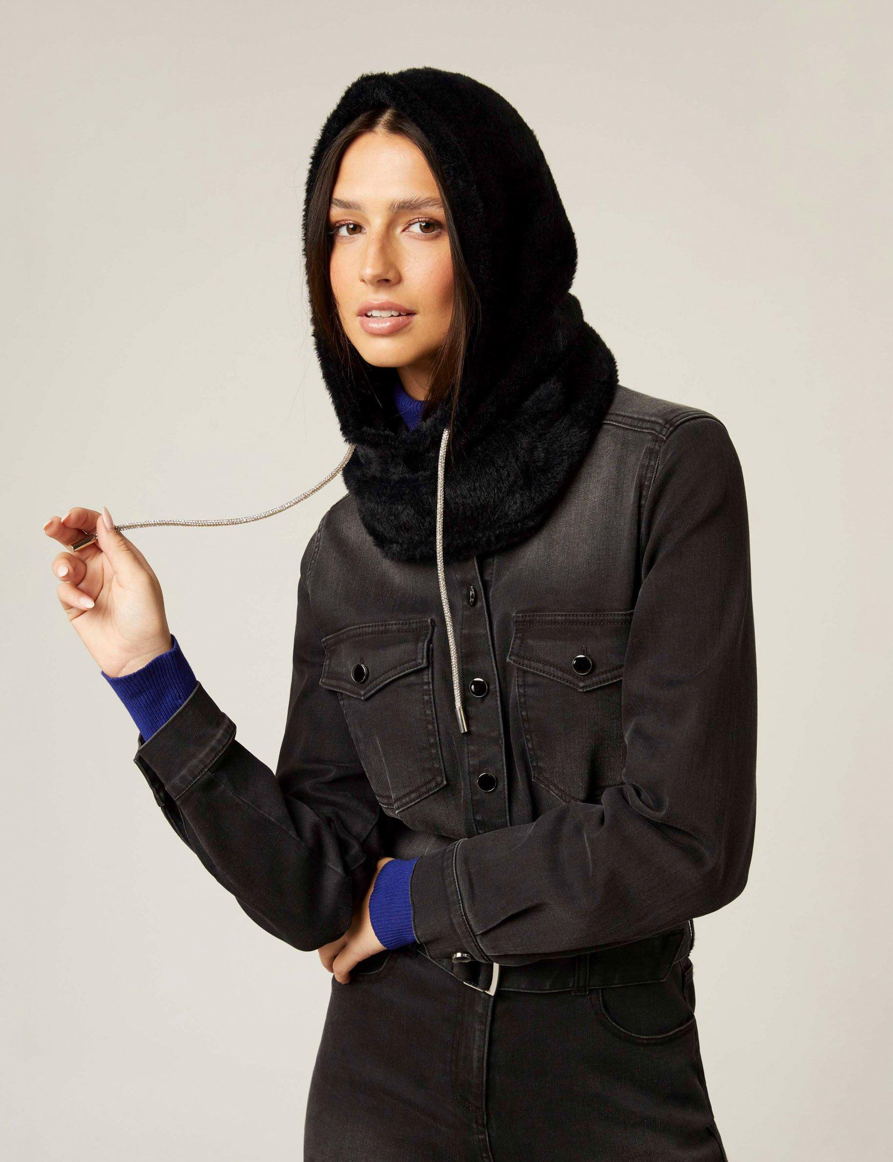 Image of Cagoule noir femme