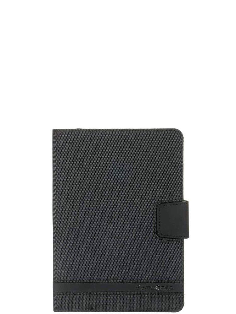 Image of Etui universel pour mini tablette ou Ipad Mini. L'intérieur est suédé pour éviter les rayures et deux sangles élastiques maintiendront votre tablette en place. Plusieurs possibilités d'inclinaison de l'écran/du clavier.Fermeture aimantée.- Dimension écran