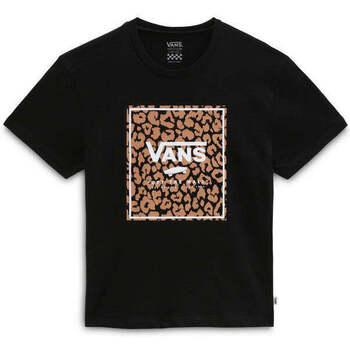Image of Polo enfant Vans GR LEOPARD PRINT BOX Black