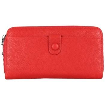 Image of Portefeuille A Découvrir ! Portefeuille à zip - Déco simple - Rouge