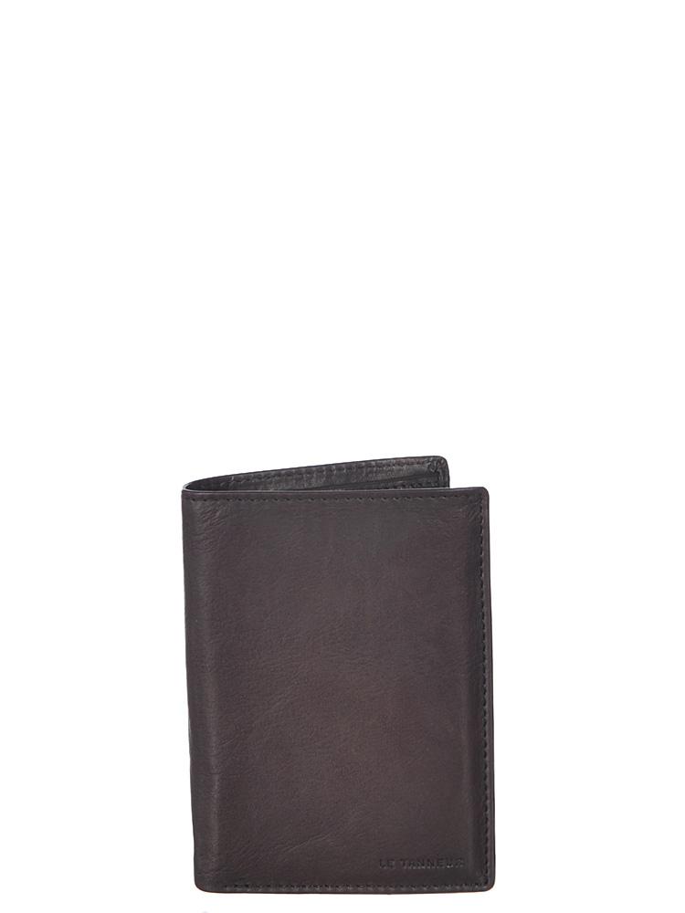 Image of Portefeuille en cuir de vachette pleine fleur par Le Tanneur Gary, à loger dans toutes les poches d'hommes.Il s'organise avec 6 emplacements pour carte bancaire, une poche zippée pour la monnaie, une poche transversale pour les billets, une vue transparen