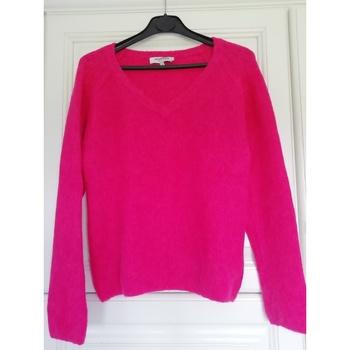 Image of Pull Morgan Pull MORGAN col en V Framboise
