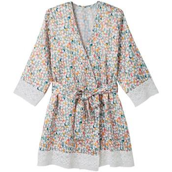 Image of Pyjamas / Chemises de nuit Pomm'poire Kimono imprimé Meringue