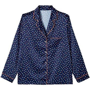 Image of Pyjamas / Chemises de nuit Pomm'poire Top de pyjama bleu Brooklyn