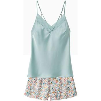 Image of Pyjamas / Chemises de nuit Pomm'poire Top-short imprimé Meringue