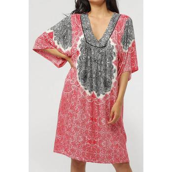 Image of Robe Admas Robe de plage manches trois-quarts Beach Paisley