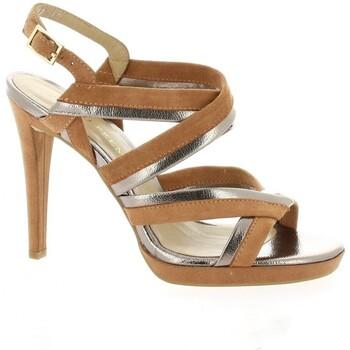 Image of Sandales Bruno Premi Nu pieds cuir velours