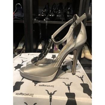 Image of Sandales Buffalo sandales grises 'buffalo' taille 38, talon aiguille