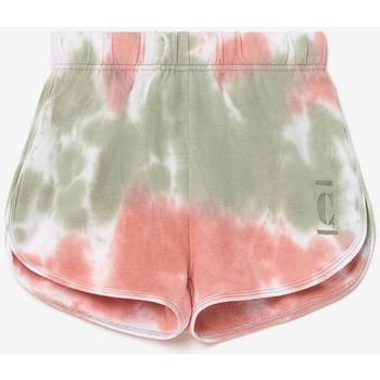 Image of Short enfant Le Temps des Cerises Short shouagi tie and dye rose et kaki