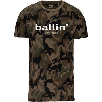 Image of T-shirt Ballin Est. 2013 Army Camouflage Shirt