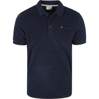 Image of T-shirt No Excess No-Excess Polo Structure Bleu Foncé
