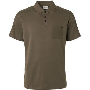 Image of T-shirt No Excess Polo No-Excess Jacquard Vert Army