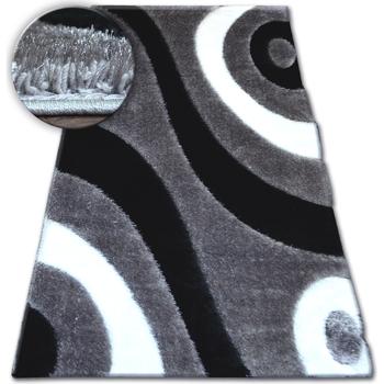 Image of Tapis Rugsx Tapis Shaggy SPACE 3D B314 gris 160x220 cm