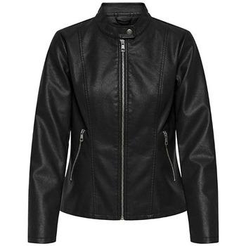 Image of Veste Only - Veste en cuir - noire