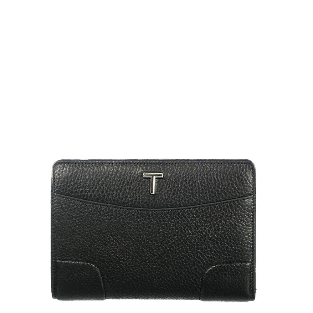 Image of <p>Élégant portefeuille<strong> Le Tanneur</strong> en cuir de vachette grainé. Les détails sont soignés et les tranches arrondies. <br /><br />Fermé par bouton-pression l'intérieur propose : <br />- 6 emplacements pour cartes dont un est anti RFID pour é