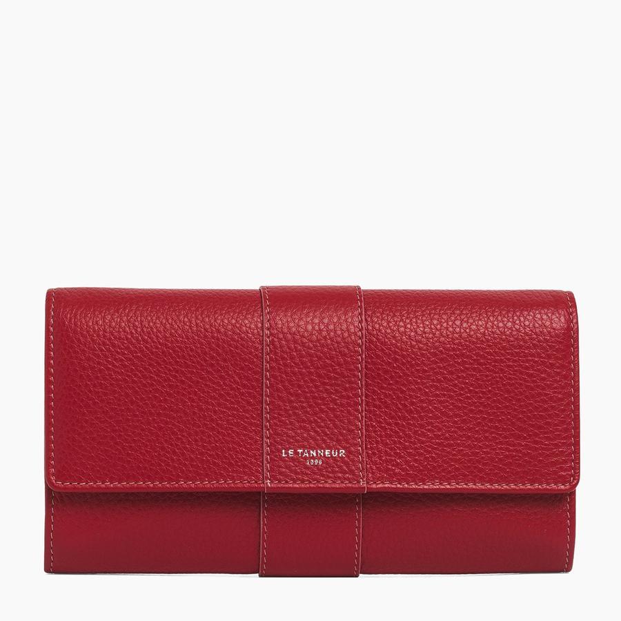 Image of <p>Pochette à bijoux de voyage Le Tanneur fermée par bouton-pression. <br />Prévu pour accueillir tout type de bijoux, y compris des bagues, dans des emplacements spécifiques (1 passant pour bagues et 3 poches zippées) cette pochette de voyage vous suivra