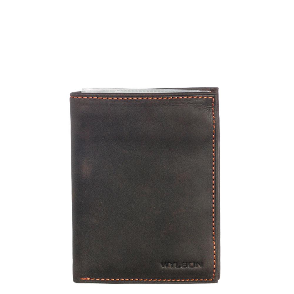Image of <p>Portefeuille, porte-cartes en cuir<strong> Wylson Rio</strong>.<br /> Il convient pour ranger <strong>12 cartes</strong> format CB, vos papiers dans une poche plastique amovible et une poche à billets au dos avec un zip pour la monnaie. <br />Un petit
