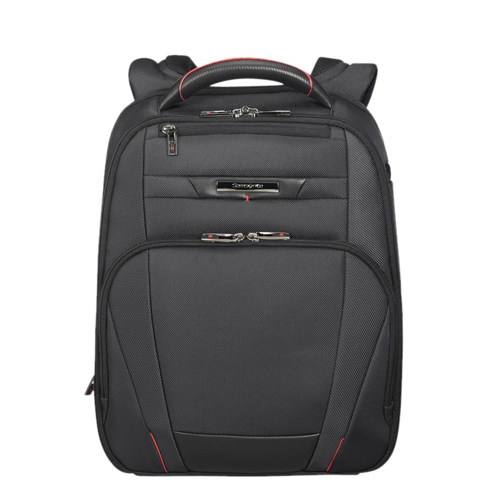 Image of <p>Sac à dos<strong> PC 14.1"</strong> Samsonite Pro-Dlx 5 en nylon balistique garni de cuir. <br />Légèreté et fonctionnalités associées à des compartiments de rangement haut de gamme pour ce sac à dos business. <br />Il comprend deux poches matelassées