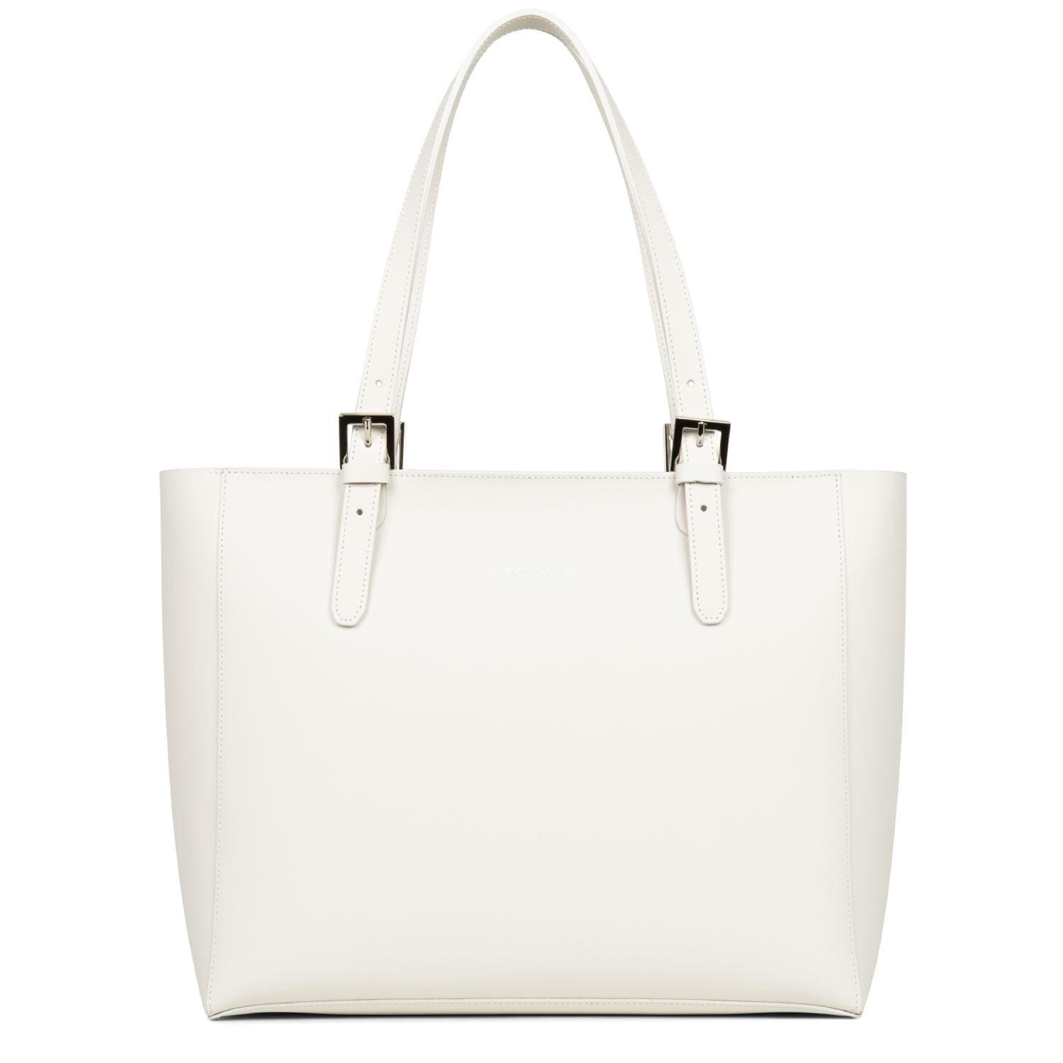Image of <p>Sobre et élégant ce sac shopping d'un beau volume vous secondera tout au long de la journée.<br />L'intérieur non doublé dispose d'une pochette zippée pour protéger vos essentiels.<br />Une poche zippée au dos.<br />- Largeur à la base du sac : 32 cm.<